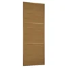 Linear Sliding Wardrobe Door 3 Panel Oak With Oak Frame (W)762mm -Furniture Haven Shop 12811804 2814843065500646