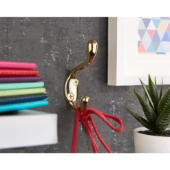 Basic Coat Hook - Polished Brass -Furniture Haven Shop 12817264 1304995164844402