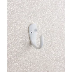 Basic Single Robe Hook - White -Furniture Haven Shop 12817271 1054995164966352