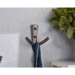 Modern Twin Hook - Black Nickel -Furniture Haven Shop 12817379 2504995165173088