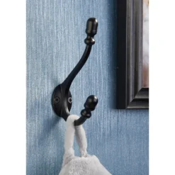 Antique Deco Hook - Matt Black -Furniture Haven Shop 12817403 1584995165311586