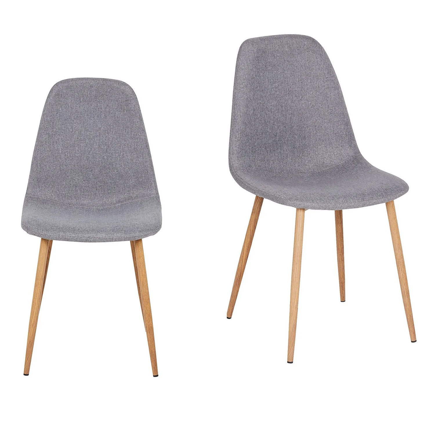 Ludlow Upholstered Dining Chair - Set Of 2 - Grey 3 Ludlow Upholstered Dining Chair - Set Of 2 - Grey