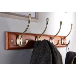 None Beech Victorian Hook Rail - Antique Brass - 4 Hooks 8 None Beech Victorian Hook Rail - Antique Brass - 4 Hooks -Furniture Haven Shop 12832351 1844846153966032