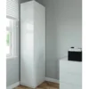 Fitted Bedroom Handleless Single Wardrobe - White -Furniture Haven Shop 12836467 5134831917305403