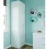 Fitted Bedroom Slab Single Wardrobe - White -Furniture Haven Shop 12836475 4144831916648187