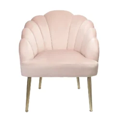 Sophia Scallop Occasional Chair - Blush -Furniture Haven Shop 12836665 1384861201622424