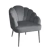 Sophia Scallop Occasional Chair - Grey -Furniture Haven Shop 12838886 1074841227080300