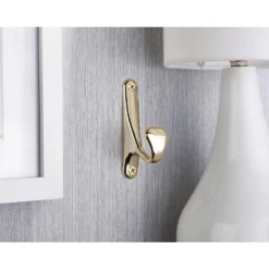 Bull Nose Hook - Polished Brass -Furniture Haven Shop 12839038 1754995166019556