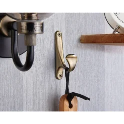 Bull Nose Hook - Antique Brass -Furniture Haven Shop 12839150 1014995166090965