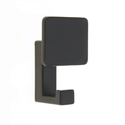 Square Back Hook - Matt Black