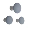 Wood Dots Hook Set - Grey