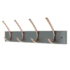 4 Large Rib Copper Hook On Slate Grey Bloc Board -Furniture Haven Shop 12839288 1284845858149718