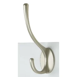 6 Victorian Satin Nickel Hooks On White Bloc Board -Furniture Haven Shop 12839295 4854964414493831