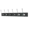 6 Victorian Chrome Hooks On Black Bloc Board -Furniture Haven Shop 12839305 7324845858824796