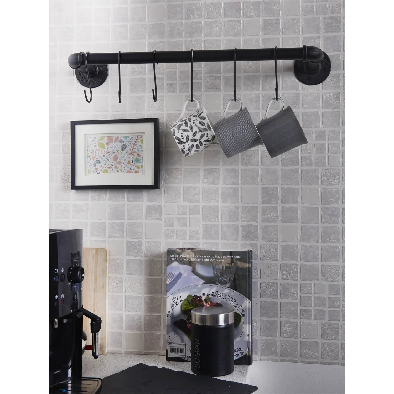 Industrial Pipe Rail With 'S' Hooks 4 Industrial Pipe Rail With 'S' Hooks - Image 2