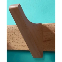 4 Hooks Wooden Strip Rail -Furniture Haven Shop 12839435 1754847725087017