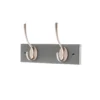 2 Victorian Satin Nickel Hooks On Slate Grey Bloc Board -Furniture Haven Shop 12839542 1744845861803901