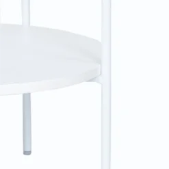 Solna Terrazo Side Table - White -Furniture Haven Shop 12876028 1494927511926548