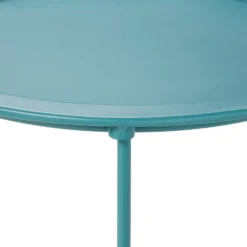 Folding Side Table Dark Teal -Furniture Haven Shop 12879006 1594888469603364
