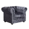 Chesterfield Crushed Velvet Armchair - Petrol Blue -Furniture Haven Shop 12882324 9085036616365010