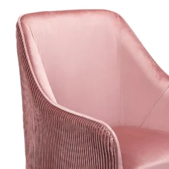 Pia Pleat Swivel Chair - Rose -Furniture Haven Shop 12882869 2114887373381713