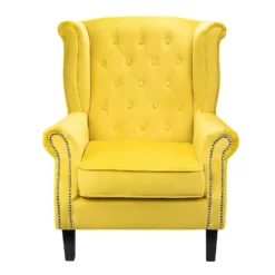 Chester Armchair - Mustard -Furniture Haven Shop 12882875 1654887372870213