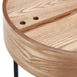 House Beautiful Halo Wood Side Table -Furniture Haven Shop 12886093 1264862228145522