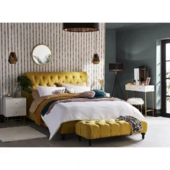 House Beautiful Taylor 2 Drawer Bedside Table - White -Furniture Haven Shop 12886096 7194862227978359