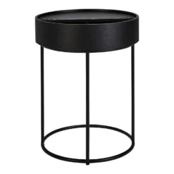House Beautiful Halo Black Ash Side Table -Furniture Haven Shop 12886103 8364862228058342