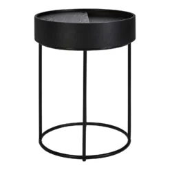 House Beautiful Halo Black Ash Side Table -Furniture Haven Shop 12886103 8714862228013279