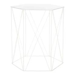Hex Side Table Set Of 2 White -Furniture Haven Shop 12888151 2074947208480038