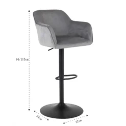 Barbara Height Adjustable Bar Stool -Furniture Haven Shop 12888979 1524843287948990