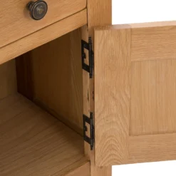 Hocombe Tall Side Table - Oak -Furniture Haven Shop 12914668 2044933242551307