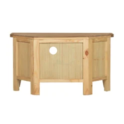 Hocombe Corner TV Stand - Oak -Furniture Haven Shop 12914671 2334933241928948
