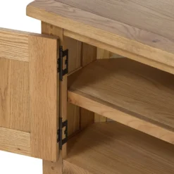 Hocombe Corner TV Stand - Oak -Furniture Haven Shop 12914671 4834933242049827