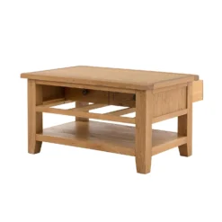 Hocombe Coffee Table - Oak -Furniture Haven Shop 12914672 3864933241911950