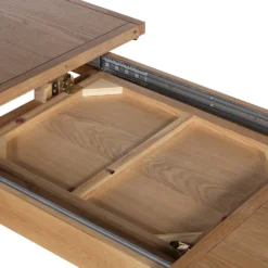 Hocombe 8-10 Seat Extending Dining Table - Oak -Furniture Haven Shop 12914673 1044933242518337