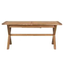 Hocombe 8-10 Seat Extending Dining Table - Oak -Furniture Haven Shop 12914673 1314933242353265