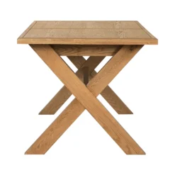 Hocombe 8-10 Seat Extending Dining Table - Oak -Furniture Haven Shop 12914673 1854933242411171