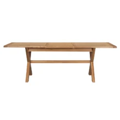Hocombe 8-10 Seat Extending Dining Table - Oak -Furniture Haven Shop 12914673 6174933242480396