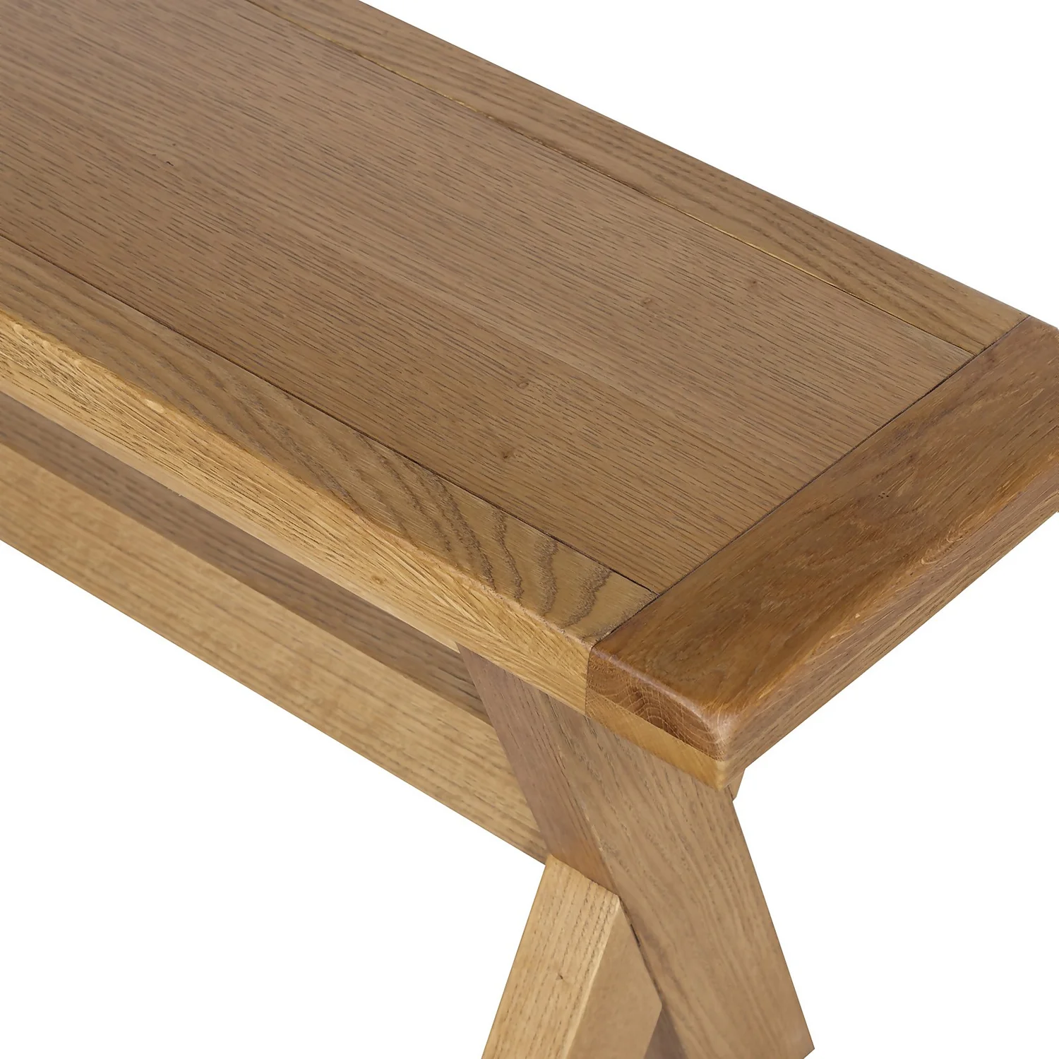 Hocombe Dining Bench - Oak 7 Hocombe Dining Bench - Oak - Image 5