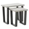 Dalston Grey Ash Nest Of Tables -Furniture Haven Shop 12915451 5965036621077221