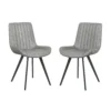 Dalston Dining Chair - Set Of 2 - Silver -Furniture Haven Shop 12915457 9344907617436499