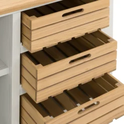 Ashstead Small Sideboard - Oak & Ivory -Furniture Haven Shop 12917103 1734897162955025