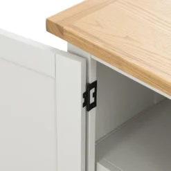 Ashstead Small Sideboard - Oak & Ivory -Furniture Haven Shop 12917103 2004897163011545