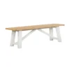Ashstead Bench - Oak & Ivory -Furniture Haven Shop 12917114 1955036617373922