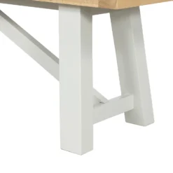 Ashstead Bench - Oak & Ivory -Furniture Haven Shop 12917114 2124897161627240
