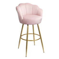 Sophia Bar Stool - Blush