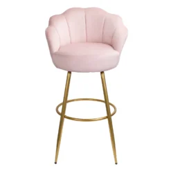 Sophia Bar Stool - Blush -Furniture Haven Shop 12937423 2084887372843807