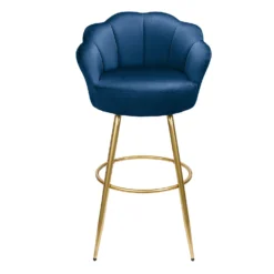 Sophia Bar Stool - Navy -Furniture Haven Shop 12937425 8294963506205164